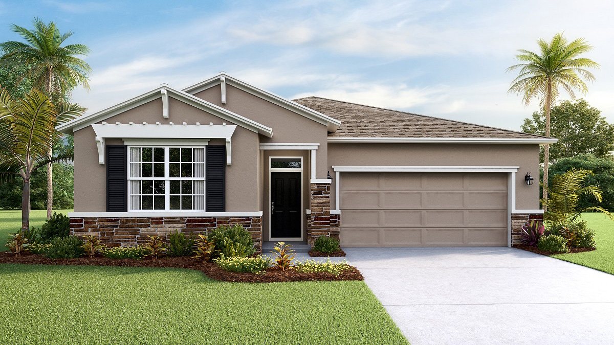 Clifton plan — new construction home in Ocala Preserve