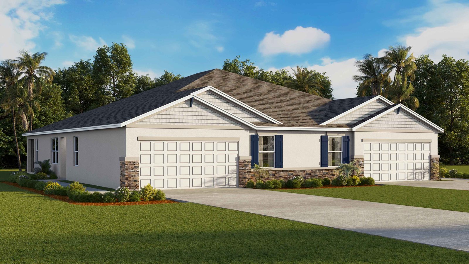 Carrington plan — new construction home in Ocala Preserve