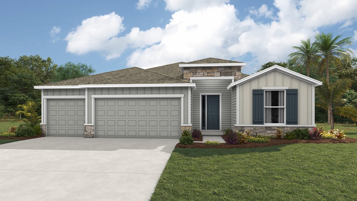 Hawthorne plan — new construction home in Buchanan Trails