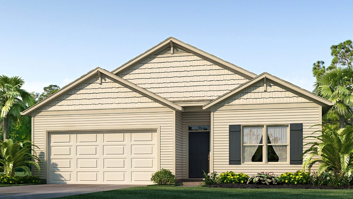 Cali plan — new construction home in Oaks Preserve