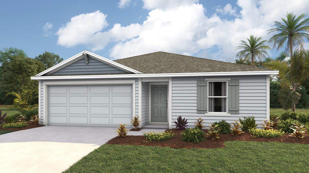 Freeport II plan — new construction home in Fletcher Trace
