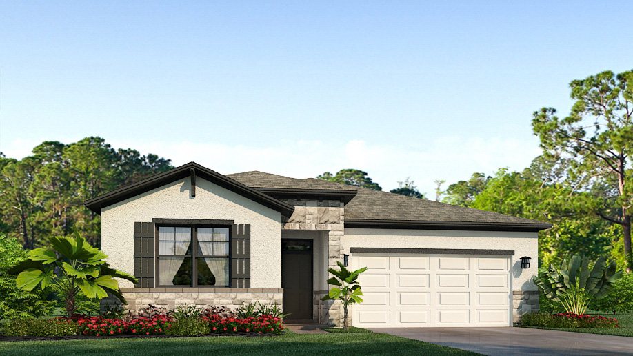 Clifton plan — new construction home in Twisted Oaks