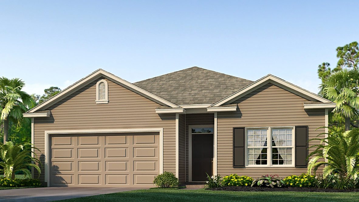 Cali plan — new construction home in Oaks Preserve