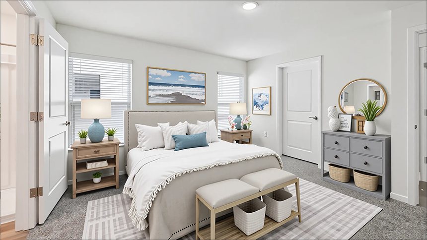 Harper plan — new construction home in Tartan Farms