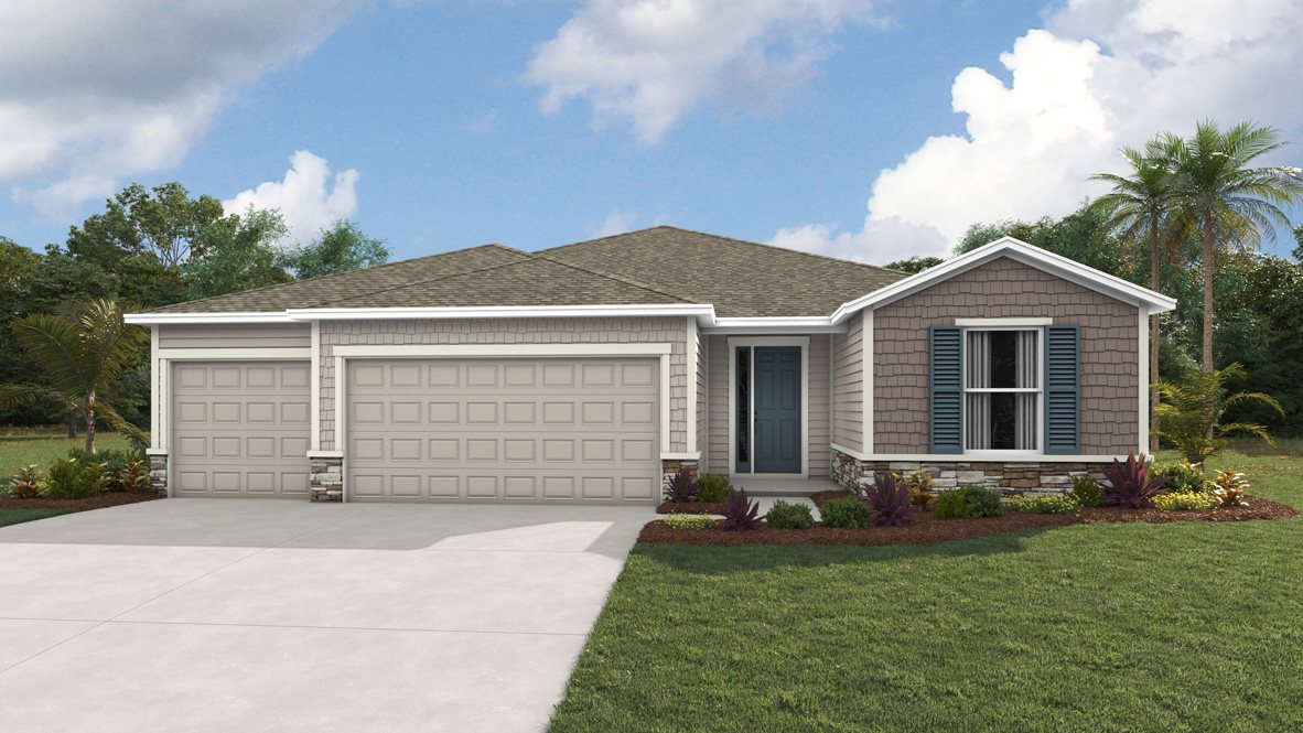 Hawthorne plan — new construction home in Buchanan Trails