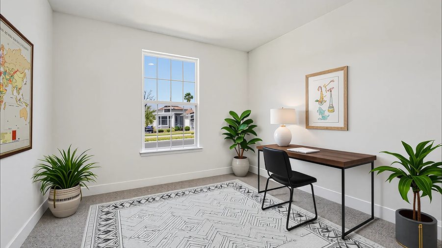 Hawthorne plan — new construction home in Buchanan Trails