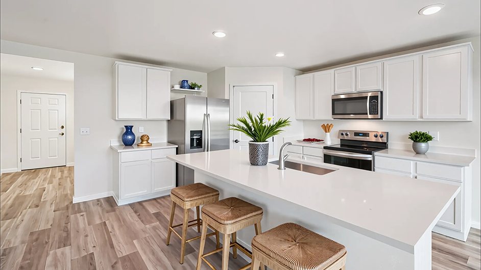 Hayden plan — new construction home in Oaks Preserve