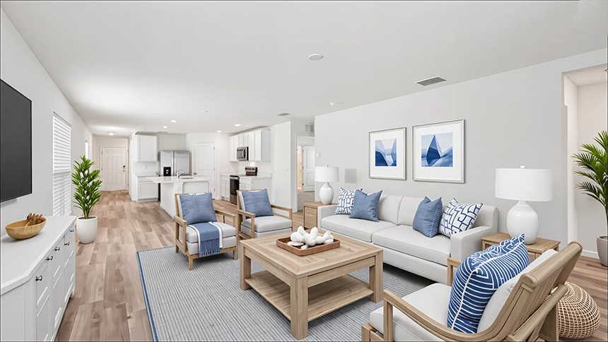 Harper plan — new construction home in Emerson Pointe