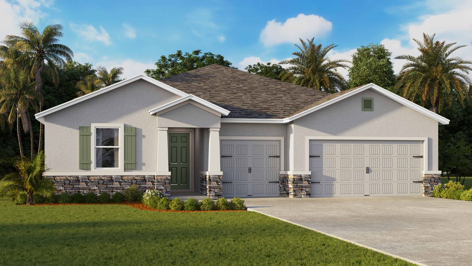 Camden plan — new construction home in Tartan Farms