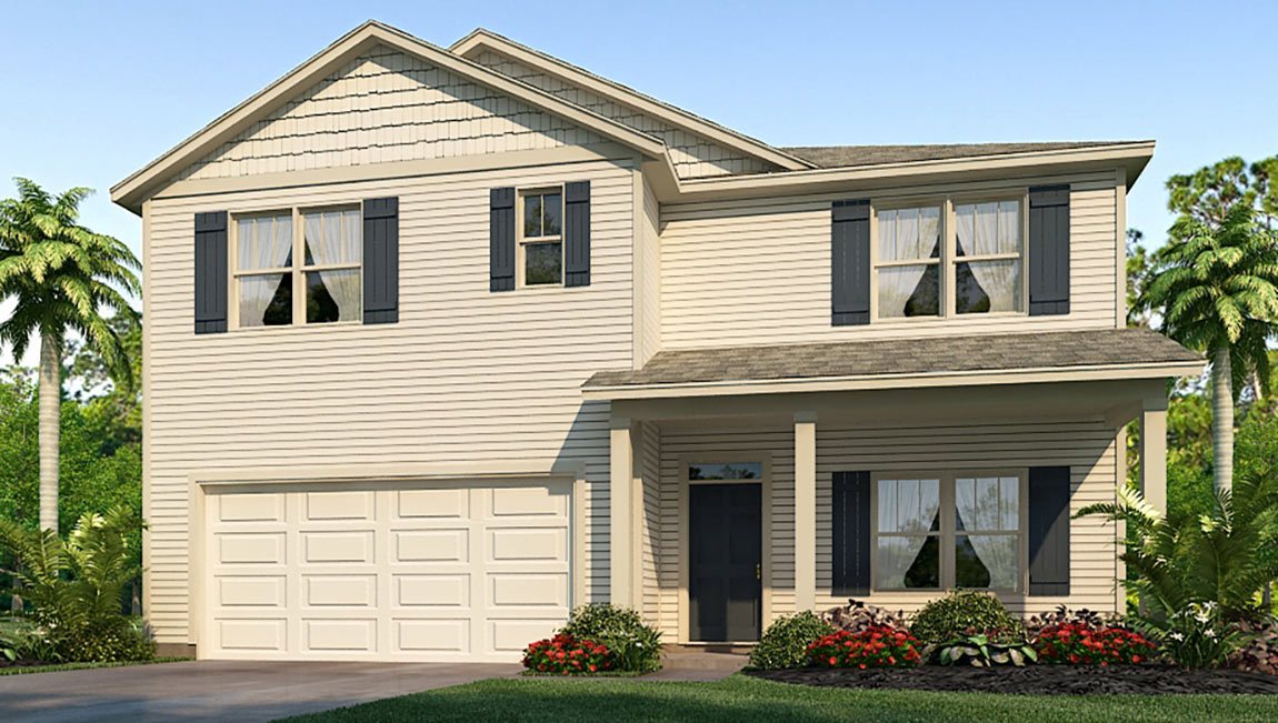 Hayden plan — new construction home in Oaks Preserve