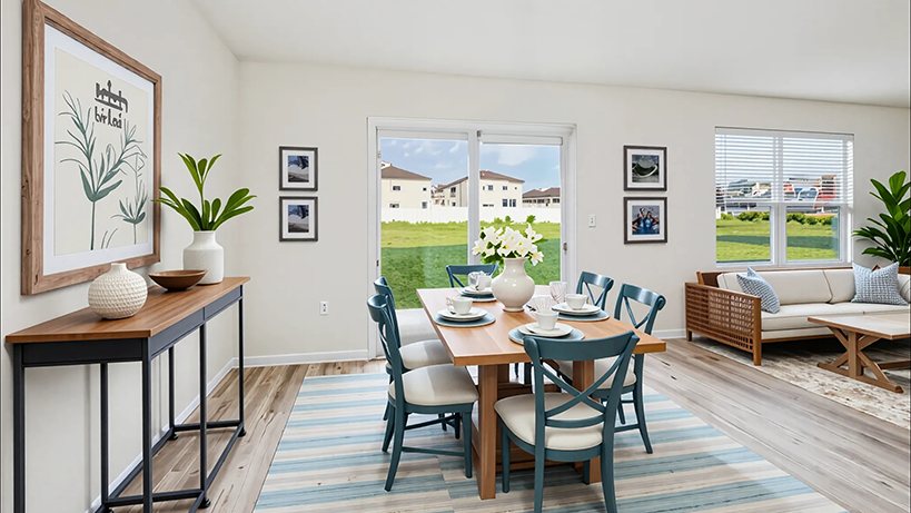 Hayden plan — new construction home in Oaks Preserve