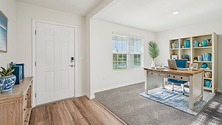 Hayden plan — new construction home in Oaks Preserve