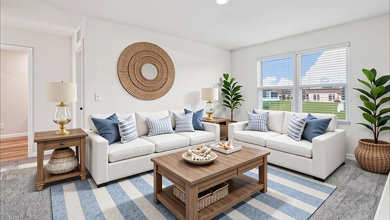 Hayden plan — new construction home in Oaks Preserve