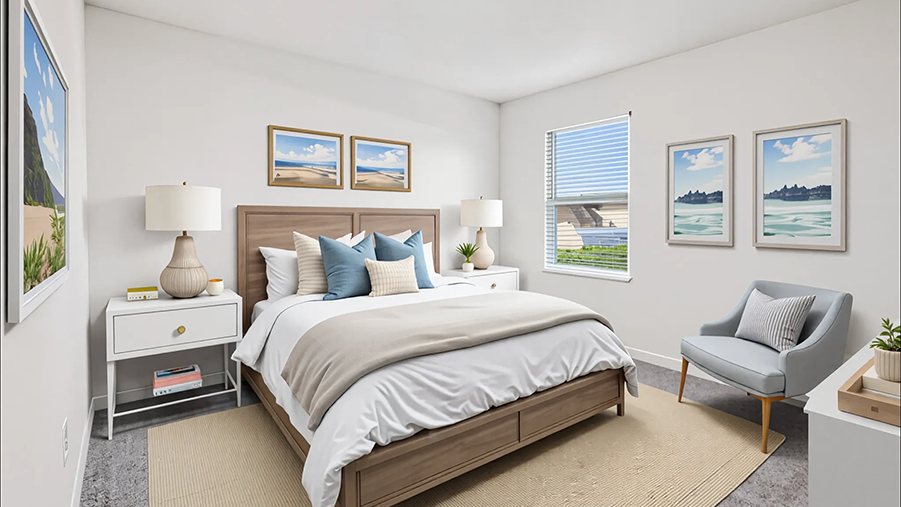 Hayden plan — new construction home in Oaks Preserve