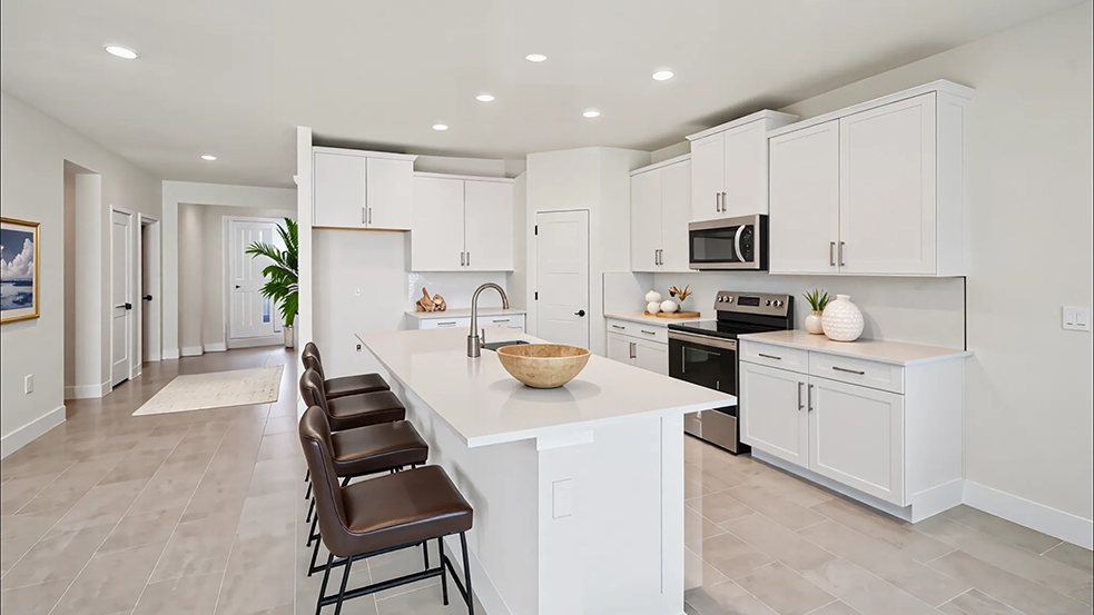 Lantana plan — new construction home in Sandal Key