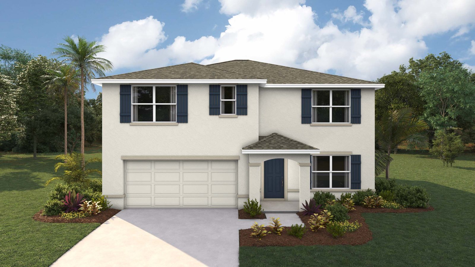 Hayden plan — new construction home in Ocala Crossings South