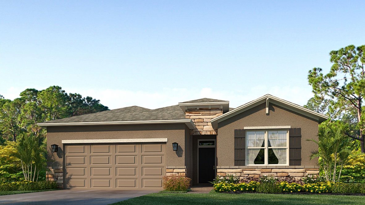 Delray plan — new construction home in Ocala Preserve