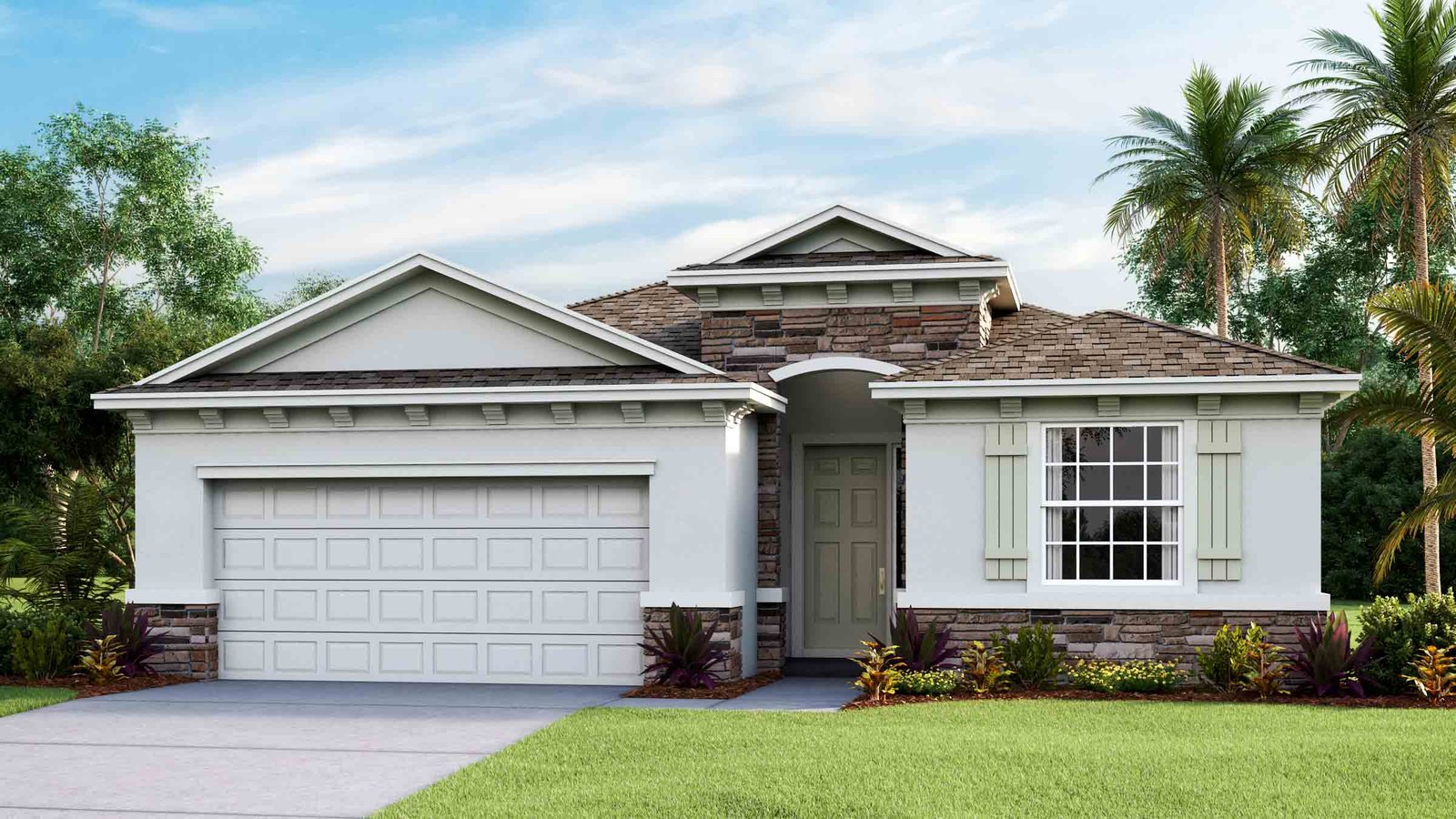 Lantana plan — new construction home in Ridge at Heath Brook