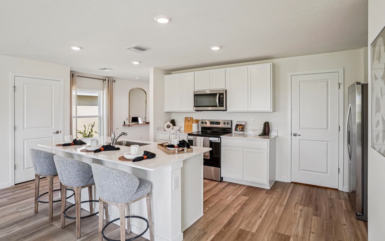 Elston plan — new construction home in Avalon Woods