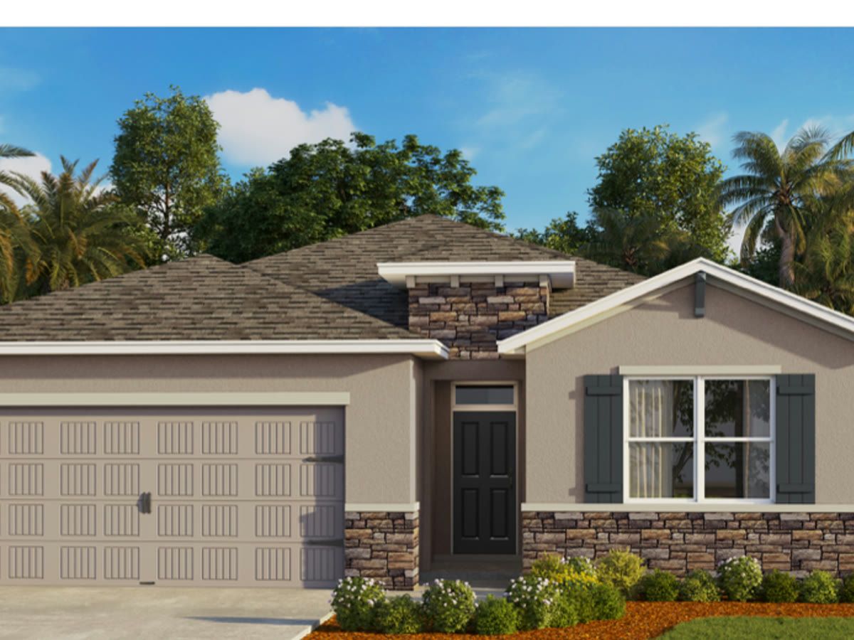 Delray plan — new construction home in Mockingbird Reserve